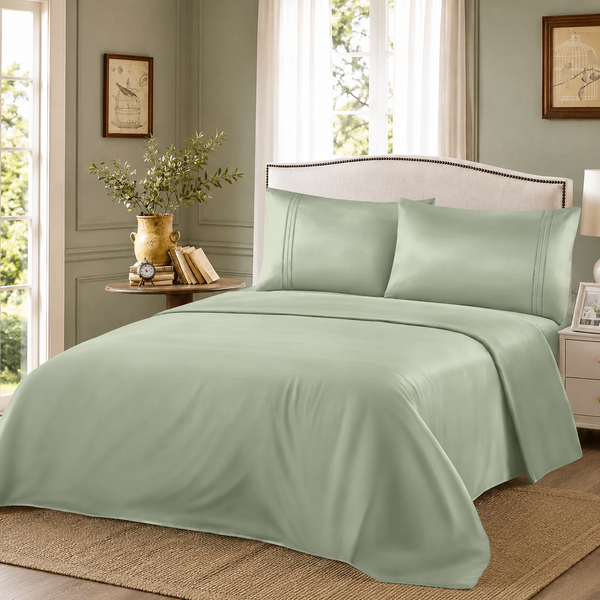ZARA HOME – Σετ Σεντονιών 300TC – Πράσινο