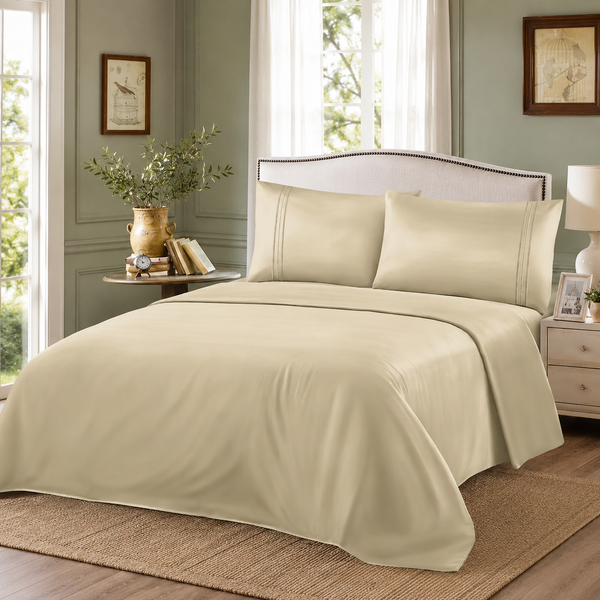 ZARA HOME – Σετ Σεντονιών 300TC – Μπεζ