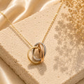 Cartier Κολιέ Trinity με Τρεις Κρίκους