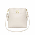 Hermes Δερμάτινος Crossbody Φάκελος με Μεταλλικό Cream "H"