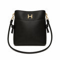 Hermes Δερμάτινος Crossbody Φάκελος με Μεταλλικό Black "H"