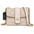 Coach Signature Monogram Crossbody Cream