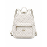 Coach Signature Canvas Backpack white