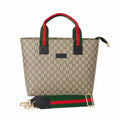 Gucci GG Supreme Tote Web Stripe