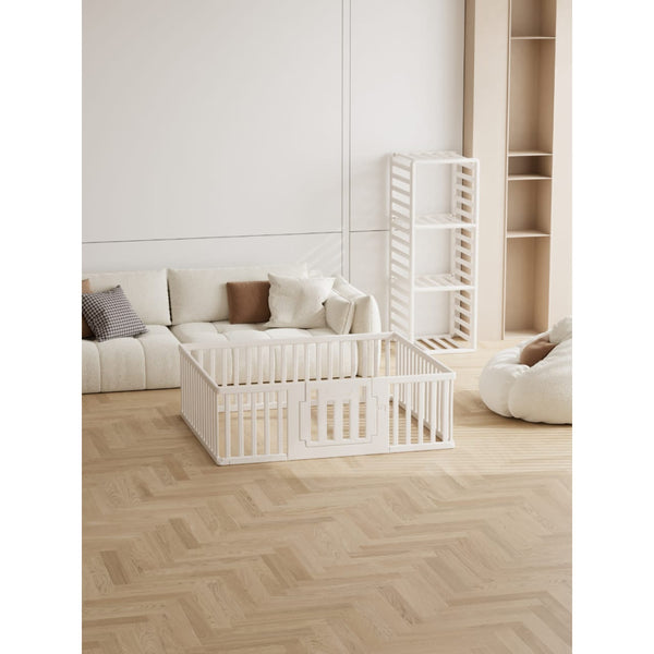 150x180x61cm Πλαστικός Φράχτης Παιχνιδιού Λευκό QD059-WH