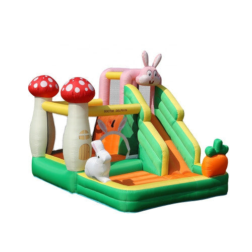 Φουσκωτό Τραμπολίνο Bunny Hop με Τσουλήθρα & Αναρρίχηση 315×270×250 cm