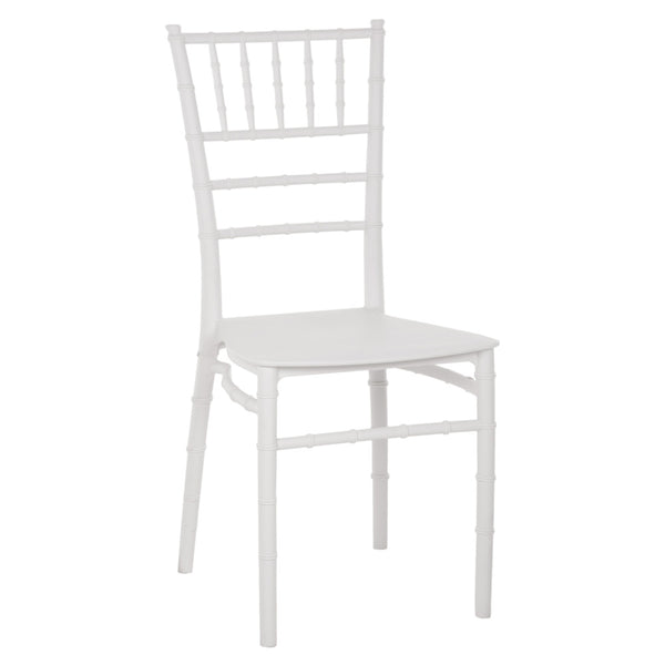 Καρέκλα Πολυπροπυλένιου Catering Tiffany Λευκό 39x47x89cm