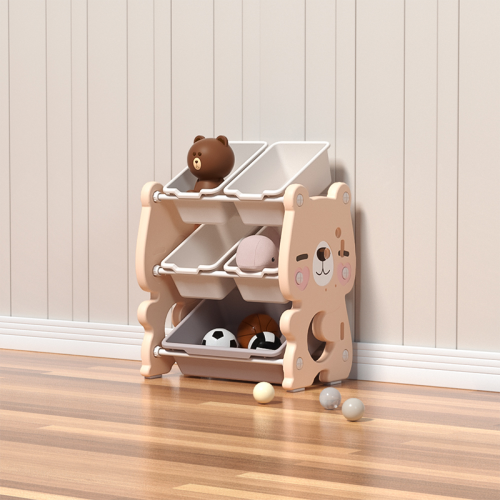 Πλαστική Βιβλιοθήκη Cute Bear Ροζ SN-QD003-PN