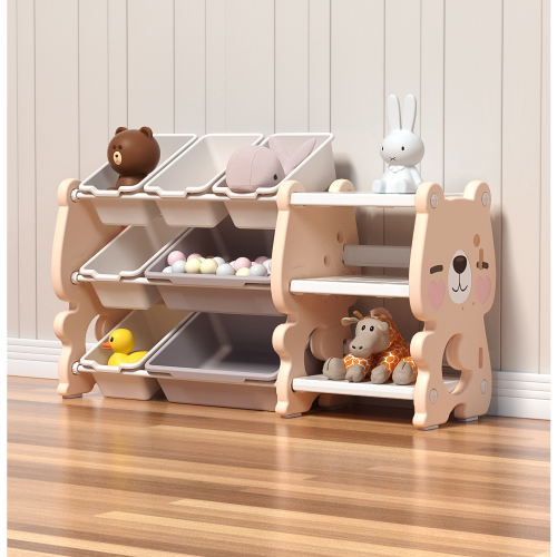 Πλαστική Βιβλιοθήκη Cute Bear Μπλε SN-QD009-PN