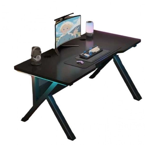 Γραφείο GAMING με φωτισμό led RGB και μεταλλικά πόδια 120x60x76cm OFC-RGB