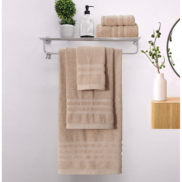 Πετσέτες Μπάνιου (Σετ 3τμχ) 100% Βαμβάκι Blanca Taupe 500gsm