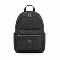 Coach Signature Canvas Backpack black